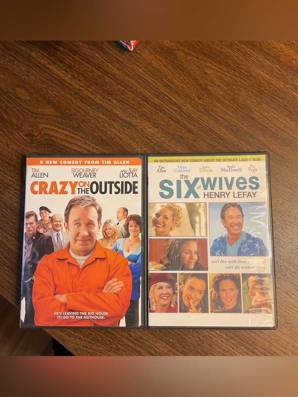 Crazy on the Outside & The Six Wives of Henry Lefay DVDs 📀 Tim Allen